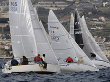 Invernale West Liguria alla boa 
di partenza